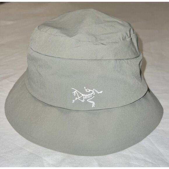 Arcteryx Sinsolo Gen 1 Bucket Hat Cap L/XL Beige Khaki Vintage Y2K LEAF - Picture 1 of 6